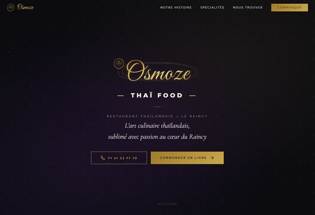 Osmoze Thai — Restaurant thaï